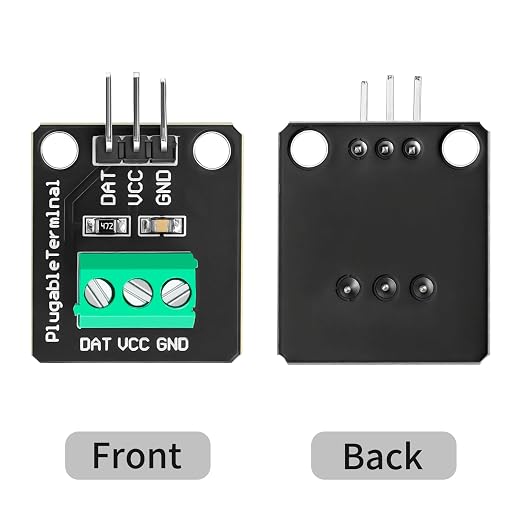 6 Pack DS18B20 Temperature Sensor High-Accuracy Stainless Steel Temperature - Image 2