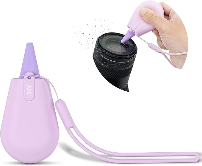 JJC Pocket-Sized Silicone Camera Dust Blower Lens Air Blower, Small Camera Lens by JJC