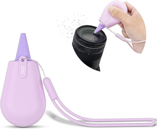 JJC Pocket-Sized Silicone Camera Dust Blower Lens Air Blower, Small Camera Lens by JJC