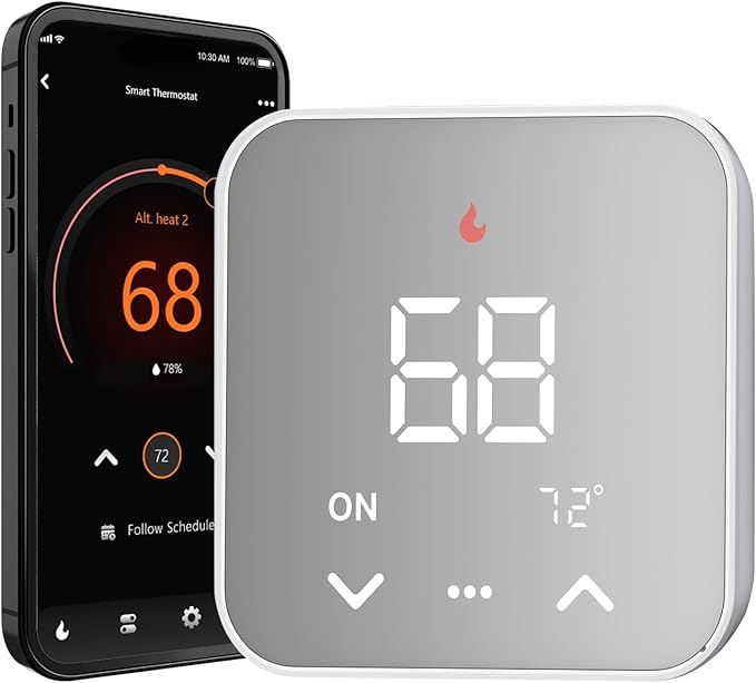 Smart Thermostat for House, WiFi Programmable Thermostat, Compatible by EdgeAnt
