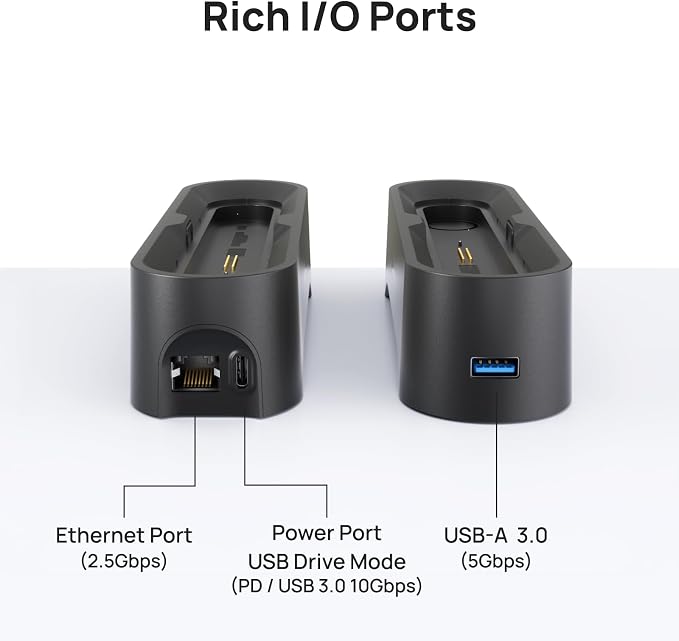 PocketCloud Dock for Portable NAS, M.2 NVMe Slot, Expend Storage, 2.5GbE - Image 6