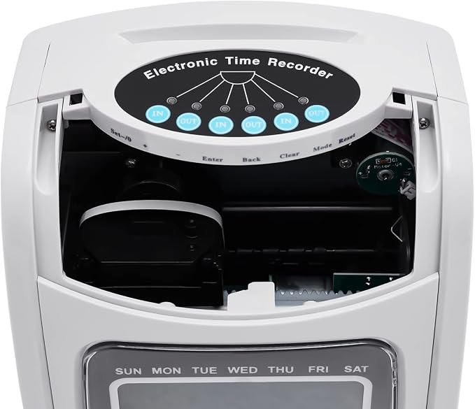 Starter Time Clock Bundle, Electronic Calculating Time Clock Employees in/Out - Image 8