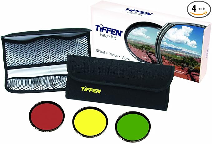 Tiffen 55BWFK 55mm Black and White Camera Lens Filter Kit by Tiffen