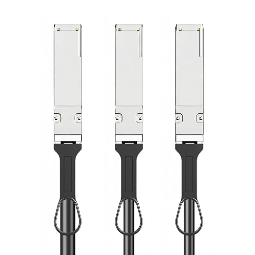 10Gtek 200GbE to 2x100GbE Splitter DAC, QSFP56 to 2xQSFP56, - Image 2
