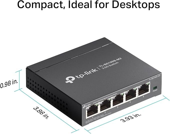 TP-Link TL-SG105S-M2 | 5-Port Multi-Gigabit 2.5G Ethernet Switch | Unmanaged - Image 4