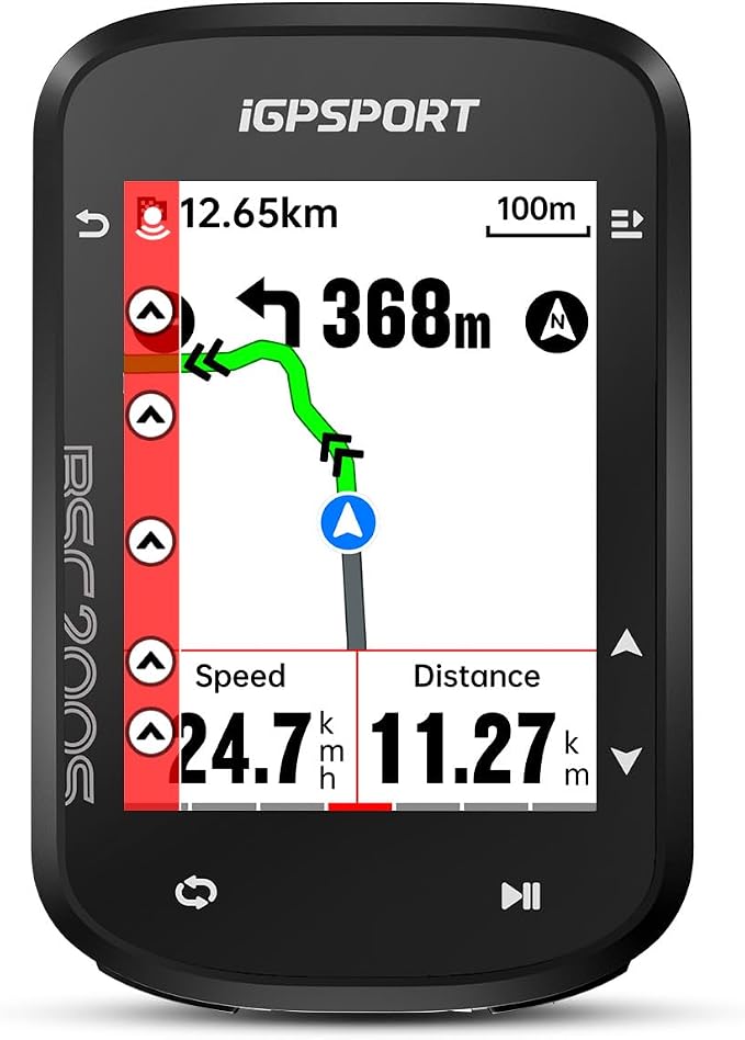 iGPSPORT BSC200S GPS Bike Computer, Wireless Route Navigation 2.4'' Screen by iGPSPORT