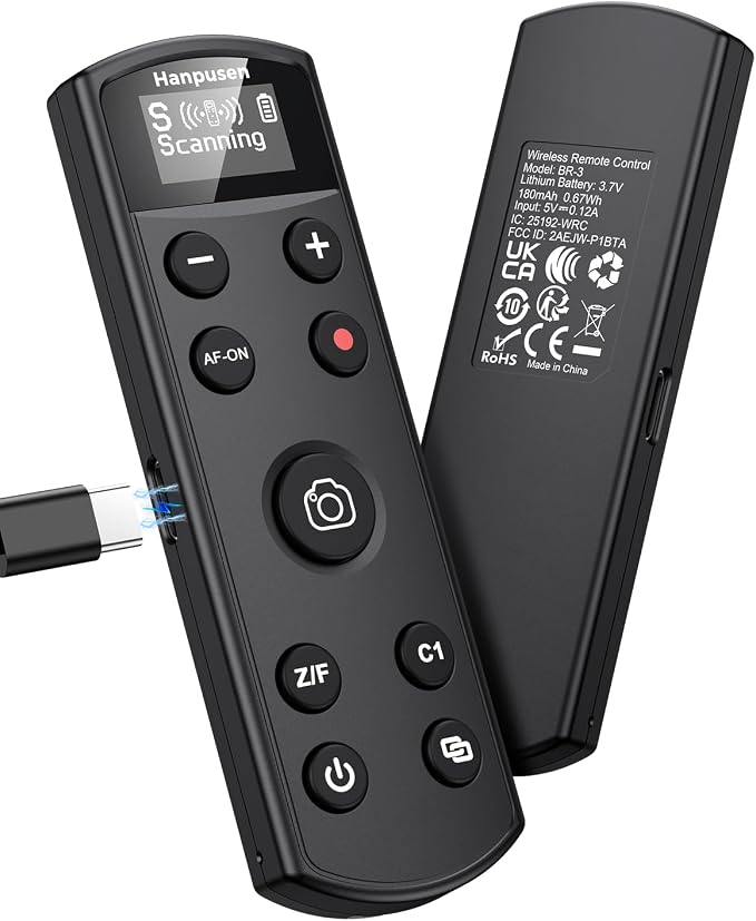 Hanpusen Rechargeable Camera Remote Control by HANPUSEN