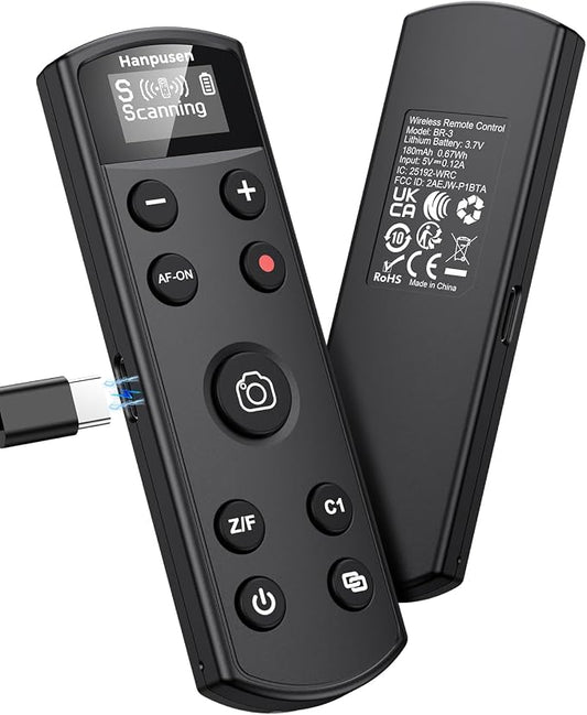 Hanpusen Rechargeable Camera Remote Control by HANPUSEN