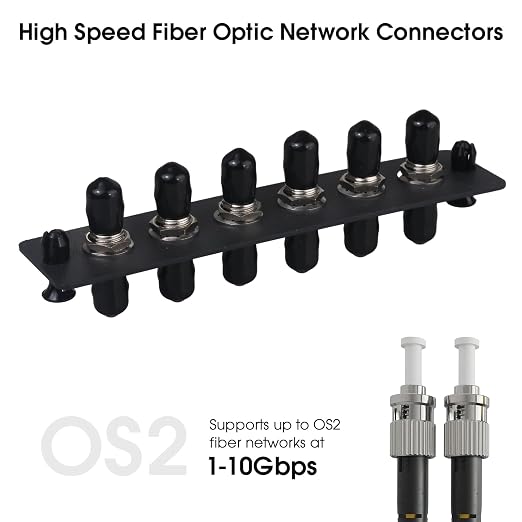 6 Simplex ST Fiber Patch Panel - Image 5