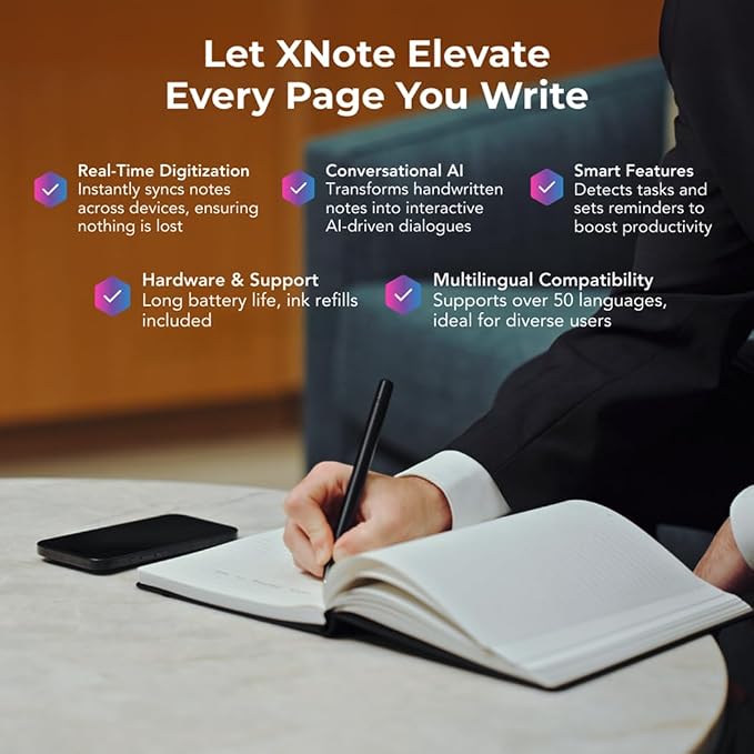 XNote Smart Pen & Notebook Starter Set – AI-Powered Digital Note Taking - Image 3