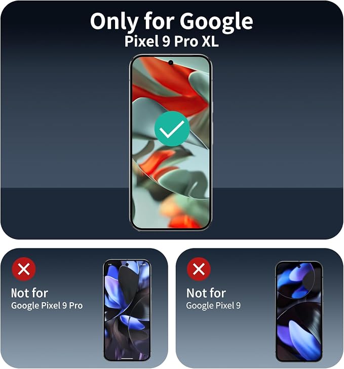 3+3+1-Pack, Privacy Screen Protector and Camera Lens Protector - Image 2