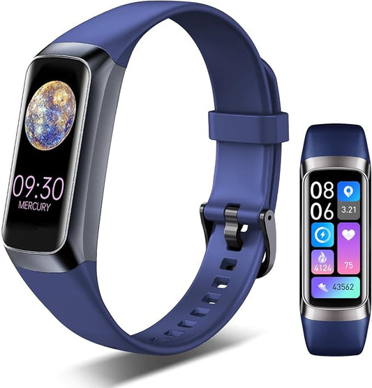Fitness Tracker, 24/7 Heart Rate Blood Oxygen Blood Pressure Body Temp Monitor by Unknown