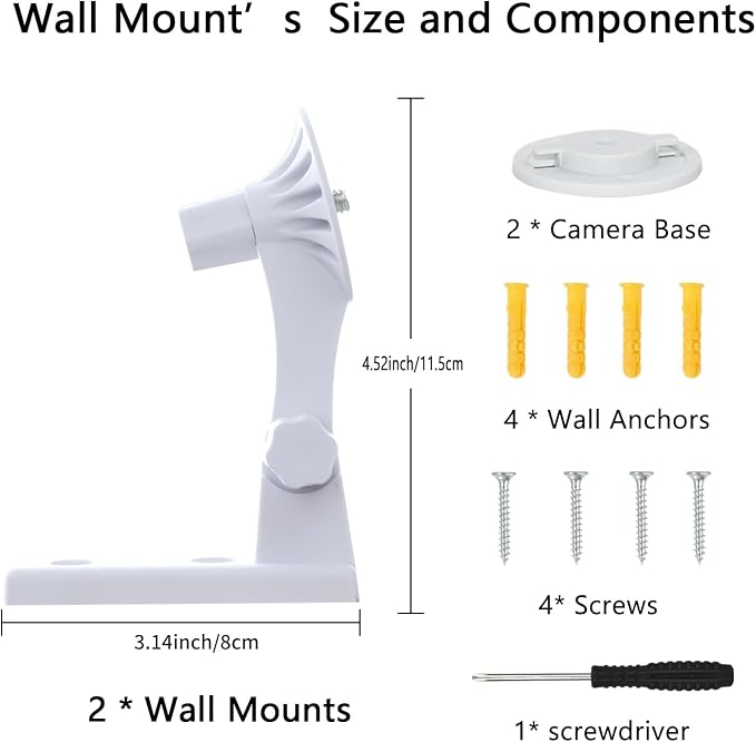 Camera Mount Compatible with Reolink E1 Pro, Reolink E1, 180° Adjustable Camera - Image 6