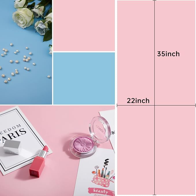 5pcs 34x22in Morandi Background Paper Photography Backdrops Solid Color Photo - Image 6