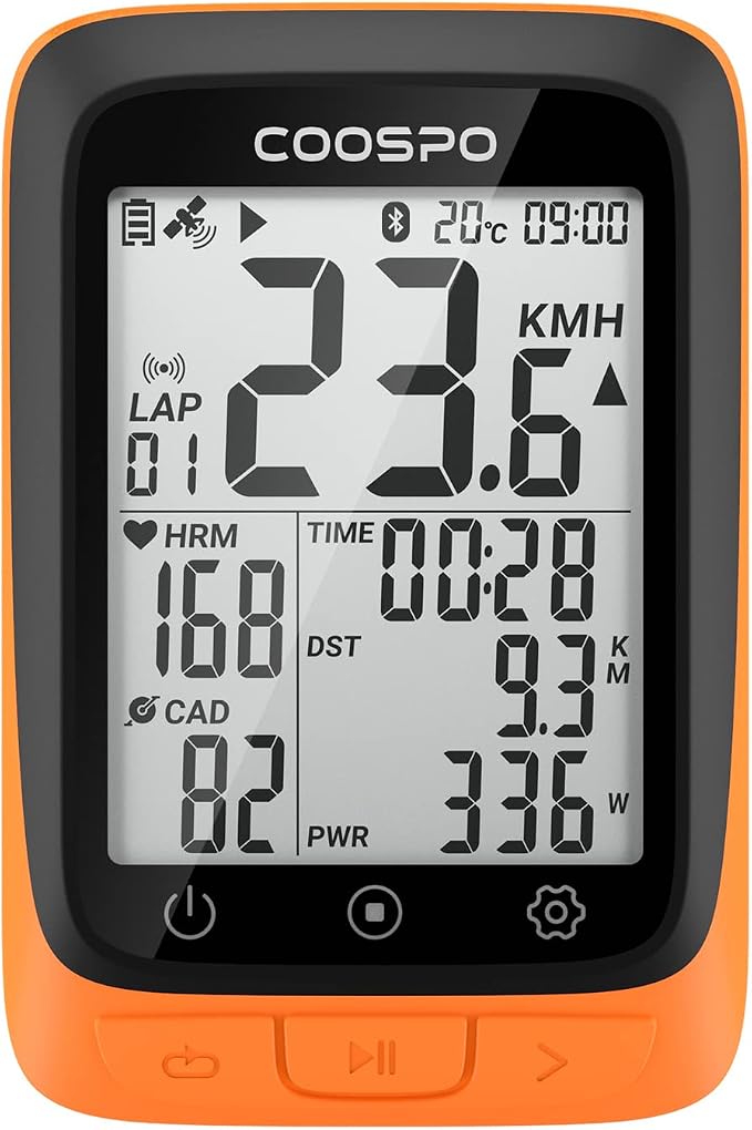 COOSPO Bike Computer Wireless GPS, Cycling Computer GPS Bike Tracker by COOSPO