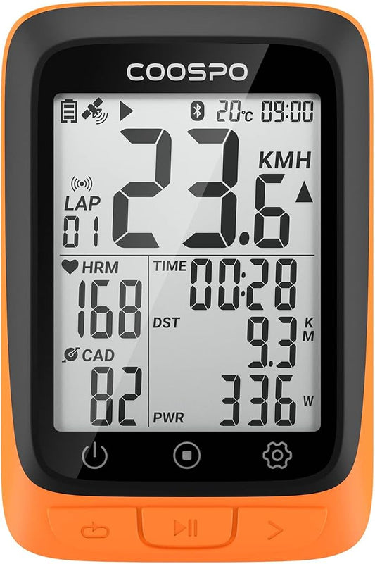 COOSPO Bike Computer Wireless GPS, Cycling Computer GPS Bike Tracker by COOSPO