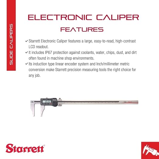 Starrett Stainless Steel Electronic Slide Caliper - Image 2