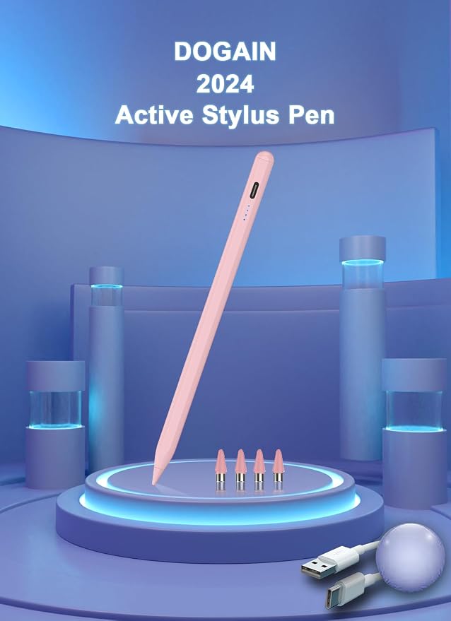 Stylus Pens for Touch Screens Power-Display Tablet Pen POM Tip Magnetic Digital - Image 7