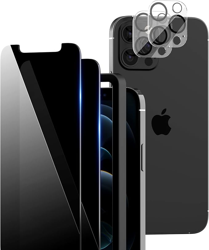 TOCOL 4 Pack Compatible for iPhone 12 Pro by TOCOL