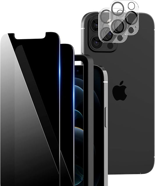 TOCOL 4 Pack Compatible for iPhone 12 Pro by TOCOL