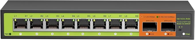 10 Port 2.5G Ethernet Switch by SICSOLINK