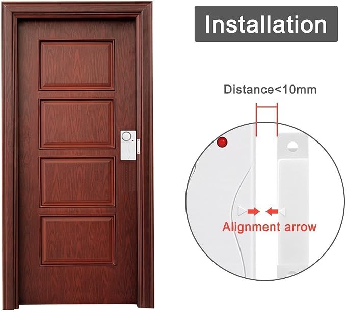 WSDCAM Door Alarm Wireless Anti-Theft Remote Control Door and Window Security - Image 6