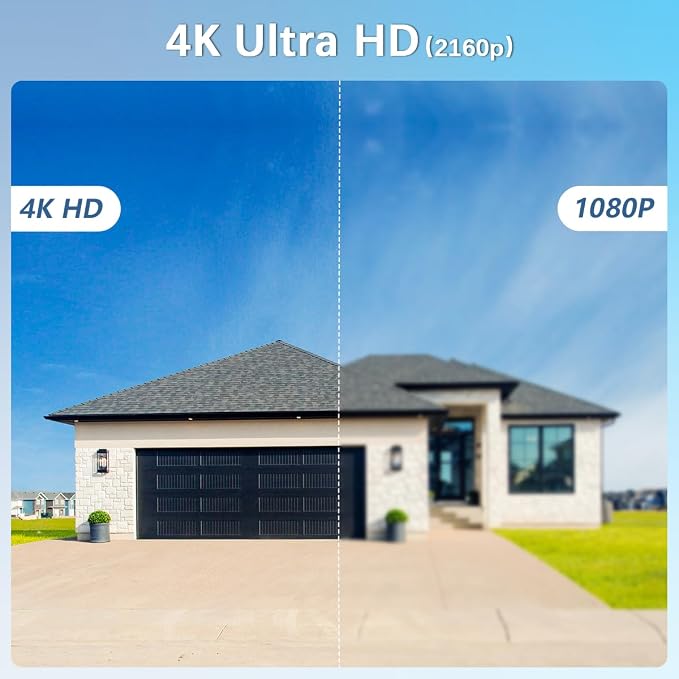 【130° Ultra Wide-Angle & 90 Days Storage】 Outdoor Wired Security Camera System - Image 3