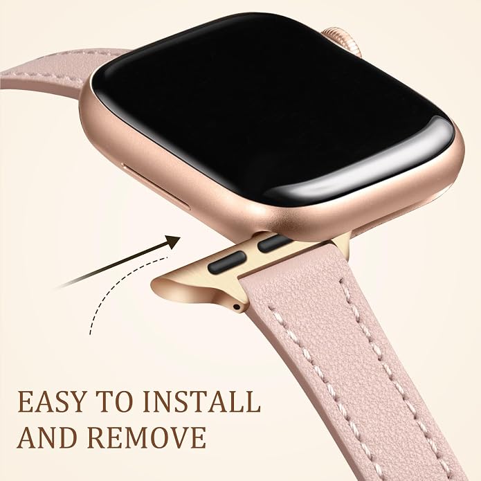Charlam Slim Leather Band Compatible - Image 4