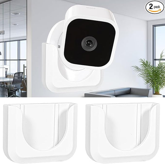 Blink Mini Camera Adhesive Wall Mount Bracket, 2 Pack Strong & Durable Camera by FATKITT