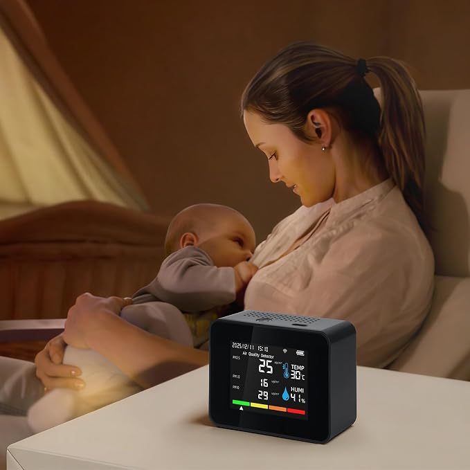 Smart Air Quality Monitor, Indoor Air Quality Meter - Image 8