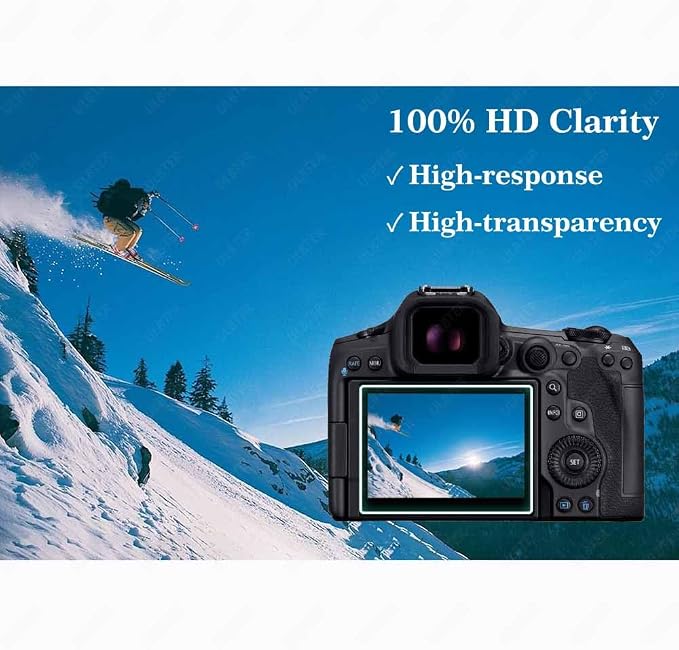ULBTER Screen Protector for Canon EOS R5 Mark II + Top EOS R5 ii Tempered Glass - Image 4
