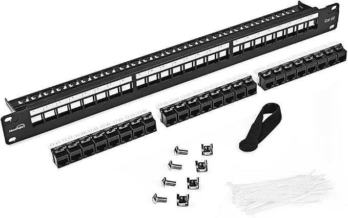 NavePoint 24-Port CAT5e UTP Patch Panel 1U - Image 5