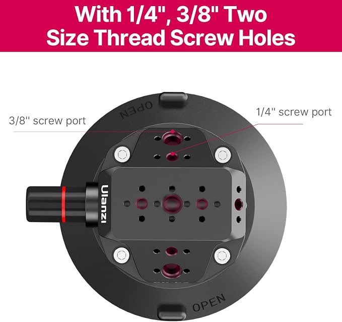 ULANZI SC-02 Suction Mount 4.5'', Magic Arm Bracket - Image 4