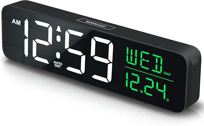 Peakeep Large Display Digital Alarm Clock by PEAKEEP