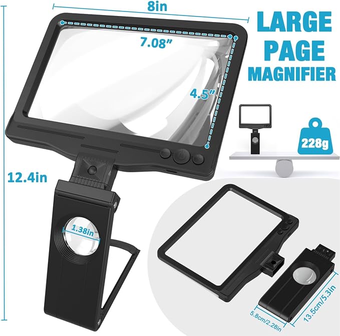 30X 6X Rechargeable Magnifying Glass - Image 6