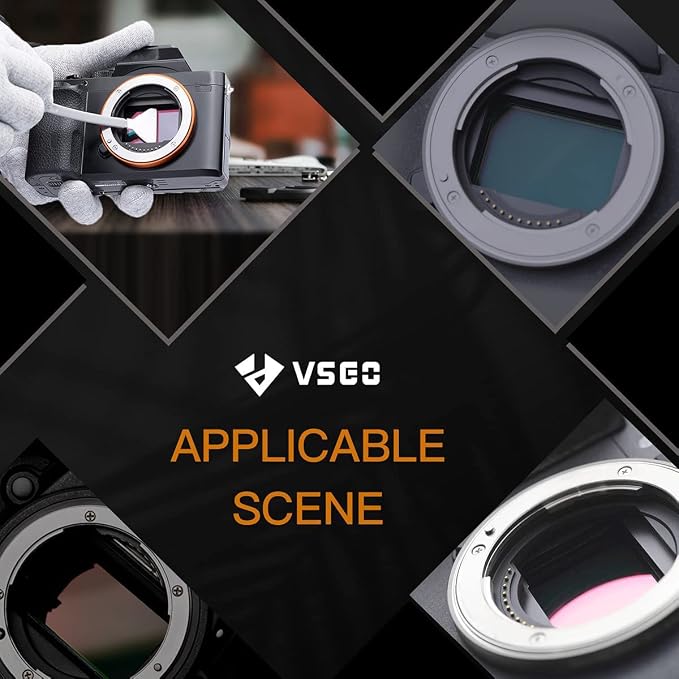 VSGO 24pcs Full-Frame Camera Sensor Cleaning Kit, Sensor Cleaning Swabs - Image 8