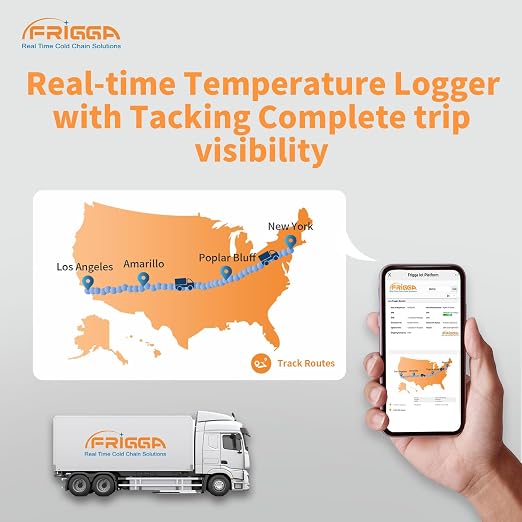 Frigga V5C Non Li 4G/5G Real Time Temperature Data Logger Single-Use 28800 - Image 2