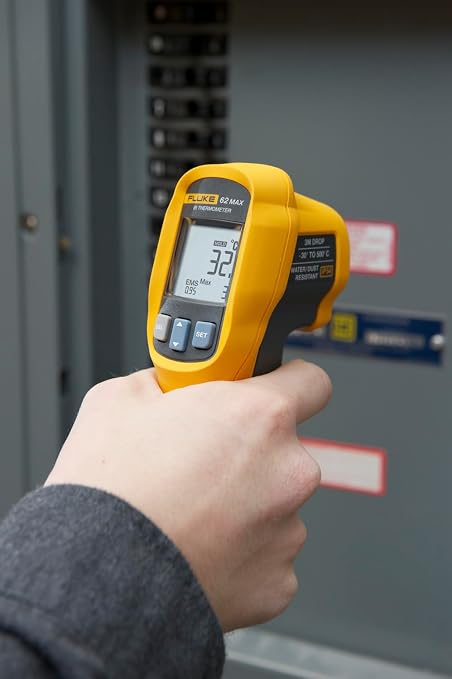Fluke 62 Max Industrial Infrared Thermometer, -22 to +932 Degree F Range - Image 2