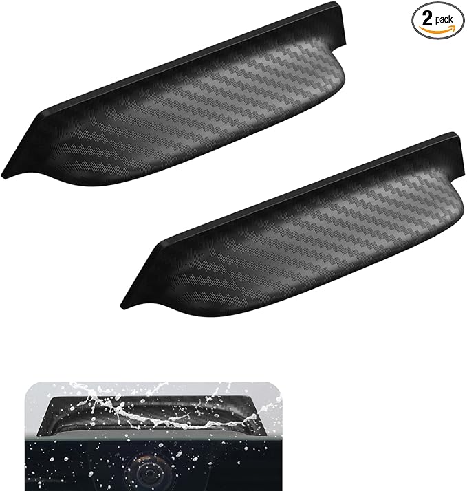 2PCS Universal Backup Camera Rain Shield, ABS Rear View Camera Anti-Rain Cover by Unknown