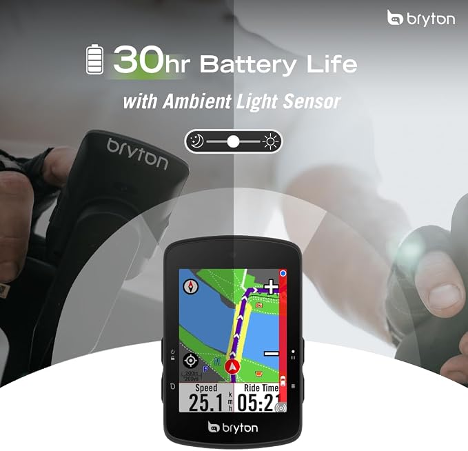 Bryton Rider S510 2.8 Inch Color LCD Touchscreen GPS Bike/Cycling Computer - Image 4