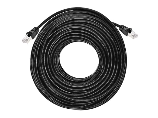 Monoprice Cat6A 100ft Black Patch Cable Double Shielded 26AWG 10G Pure Bare - Image 4