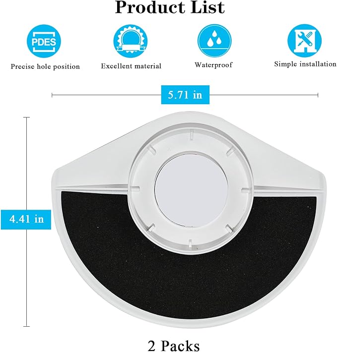 2Pack Sun Rain Shade Camera Cover Compatible - Image 7