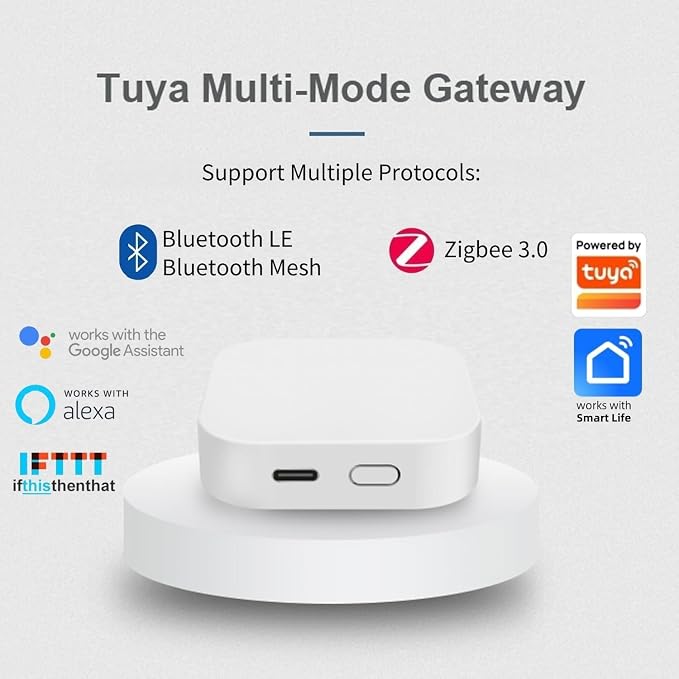 Tuya Smart Multi-Mode Gateway, Zigbee 3.0, Smart Home Wireless Hub - Image 2