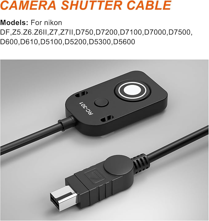 for NK Remote Cable RC301-DC2 Small Shutter Release Remote controlDF, Z5.Z6.Z6II - Image 8