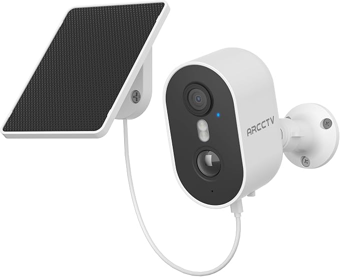 ARCCTV Security Camera Wireless Outdoor, 4MP Recharge Battery Powered WiFi by ARCCTVSecurity
