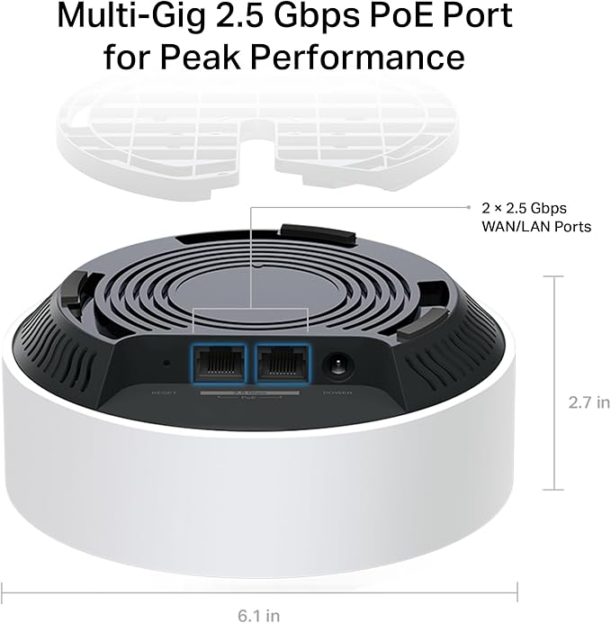 TP-Link Deco X50 AX3000 Mesh WiFi System – Ceiling/Wall-Mountable WiFi 6 Mesh - Image 5