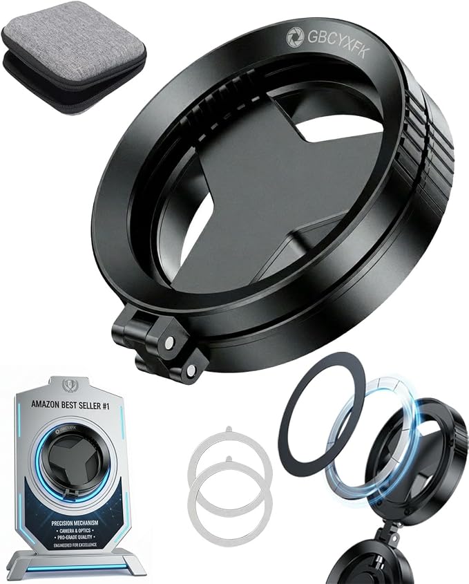 Anti-Glare Magnetic Phone Filter 2-in-1 Magnetic Cpl & Star Filter Lens by Unknown