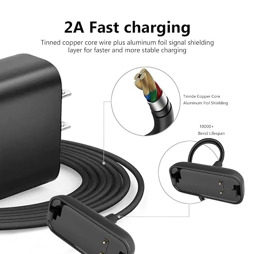 Fast Wall Charger for Fitbit Inspire 2, Fit bit Ace 3 Charger for Kids - Image 4