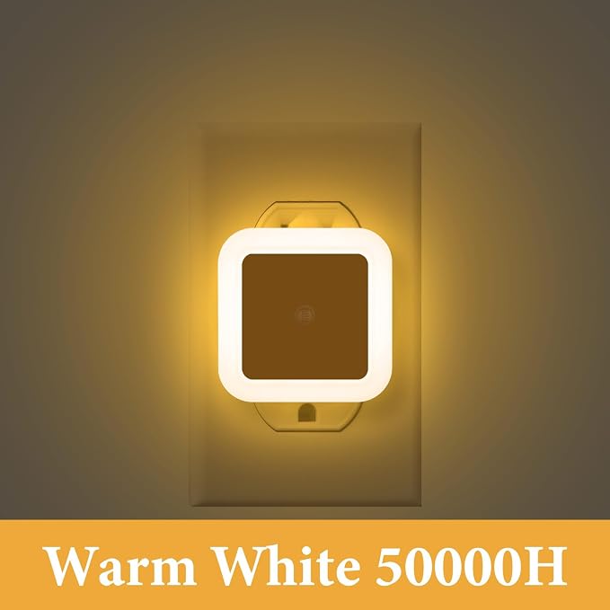 Tuanse LED Night Lights Plug into Smart Sensor Automatic Night Lamp Nightlights - Image 4