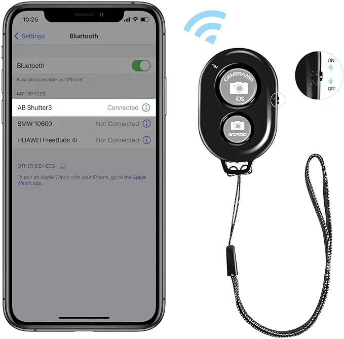 Bluetooth Remote for iPhone Camera - Image 4